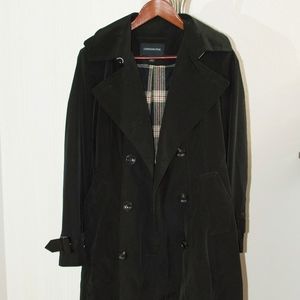 London Fog Black Trenchcoat S